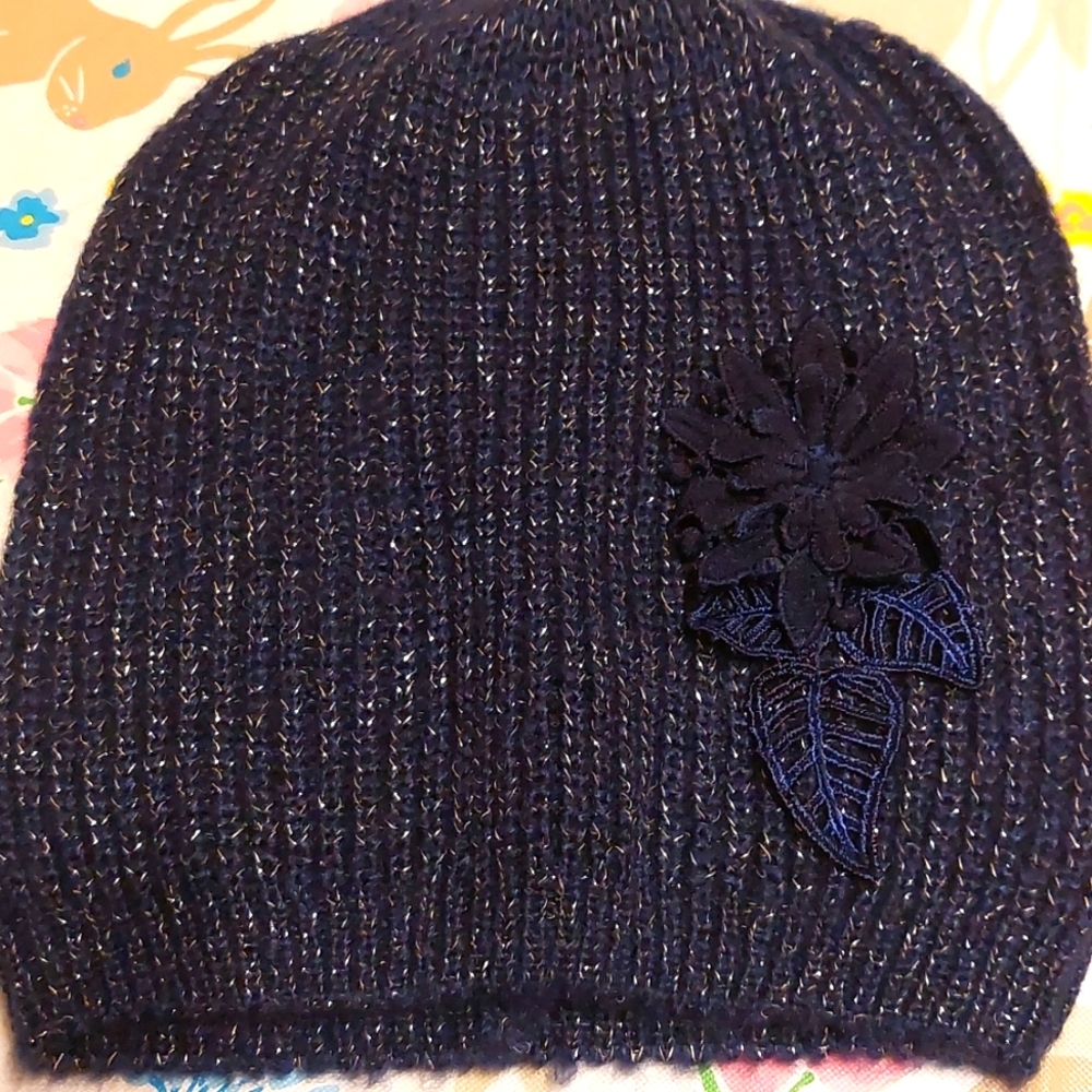 Navy blue beanie
